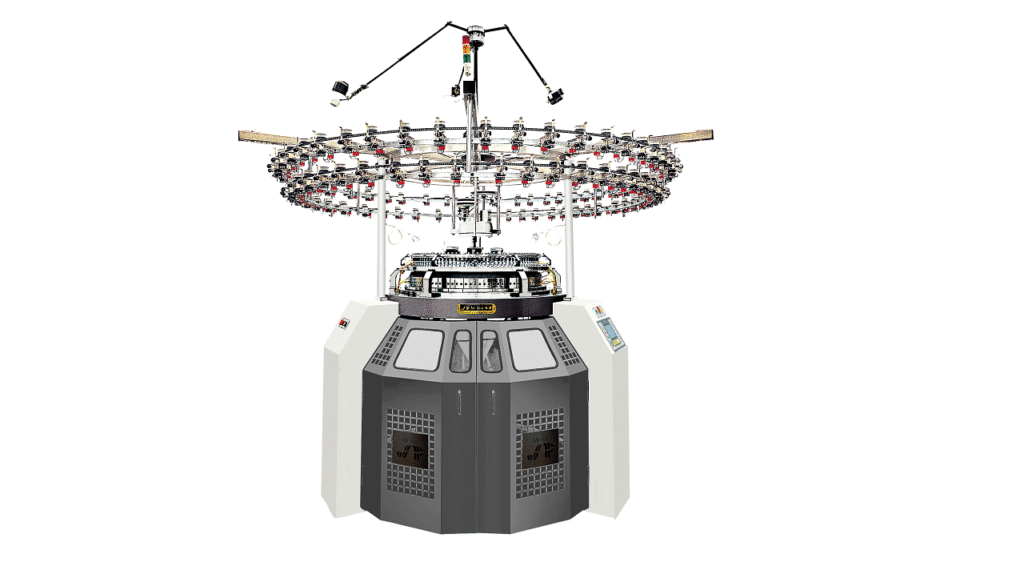Single jersey knitting machine