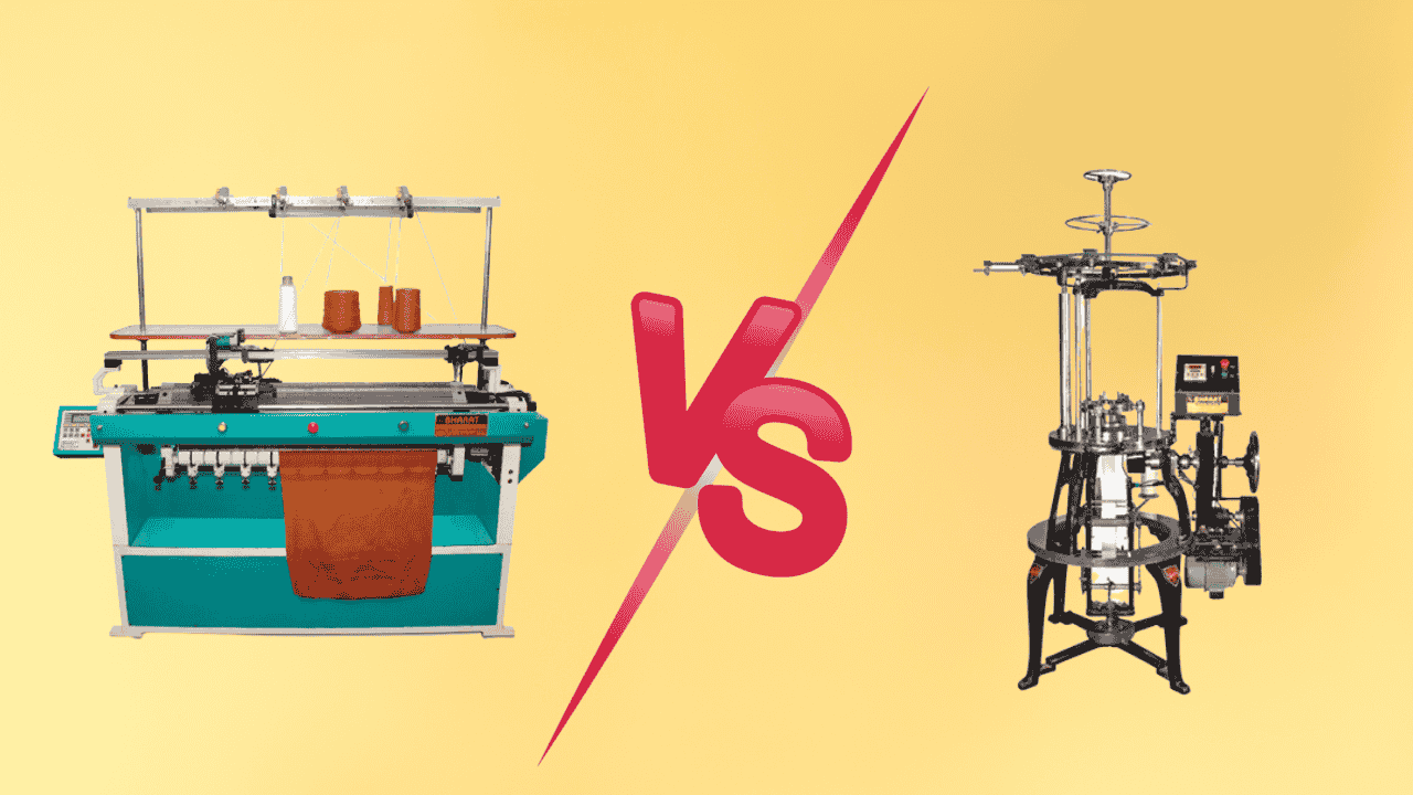 Flat vs Circular Knitting Machine